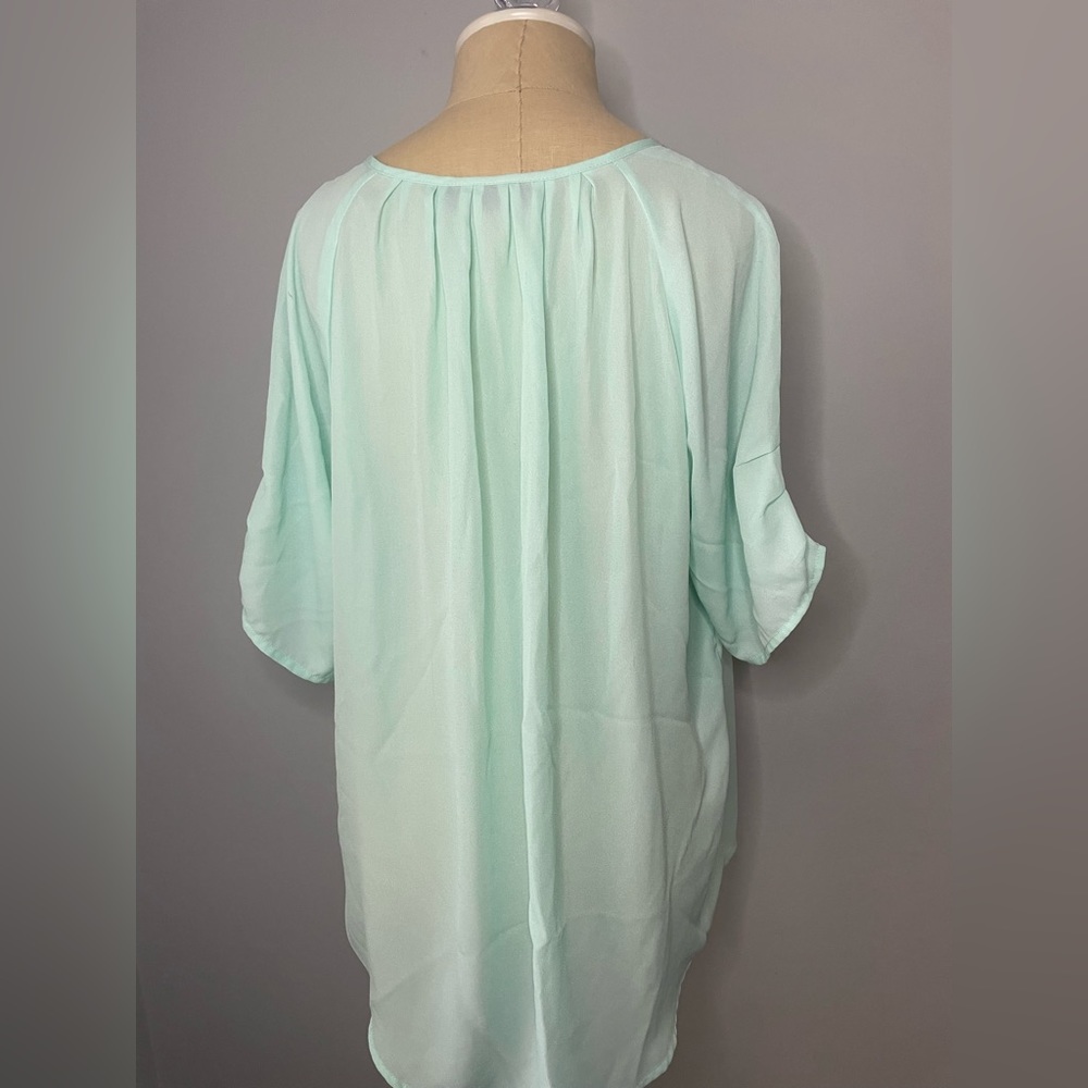 Women’s Apt 9 Pleat Neck Top - Picture 6 of 8